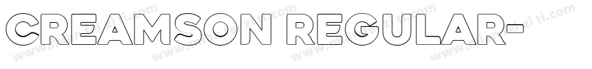 Creamson Regular字体转换